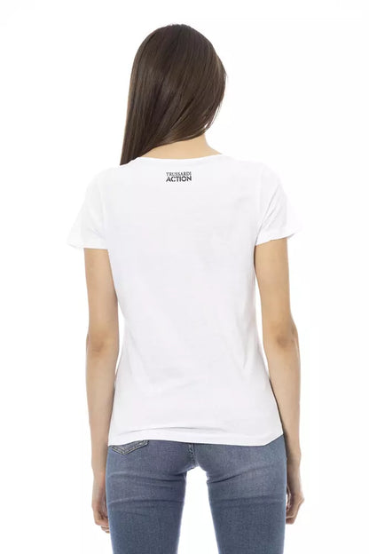 White Cotton Women Top