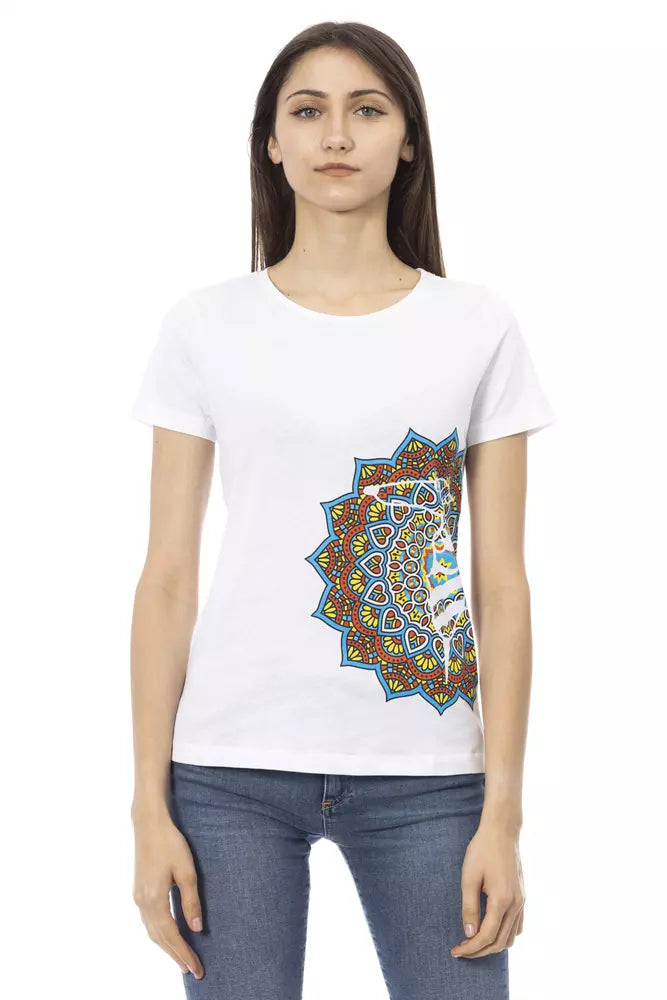 White Cotton Women's Top