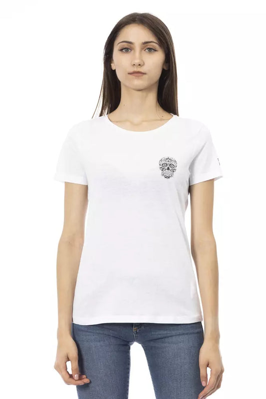 White Cotton Women's Top