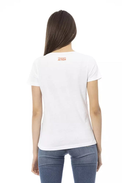 White Cotton Women's Top