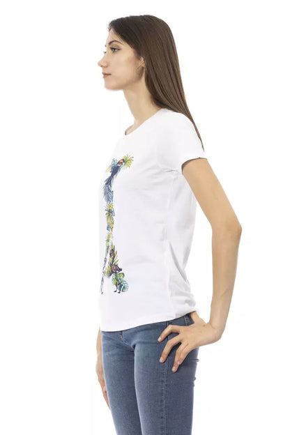 White Cotton Women Top