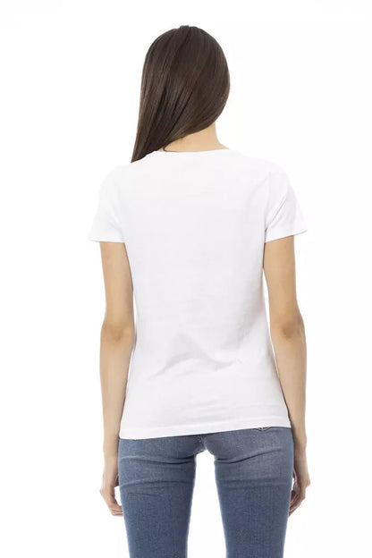 White Cotton Women Top