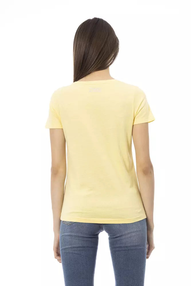 Yellow Cotton Women Top