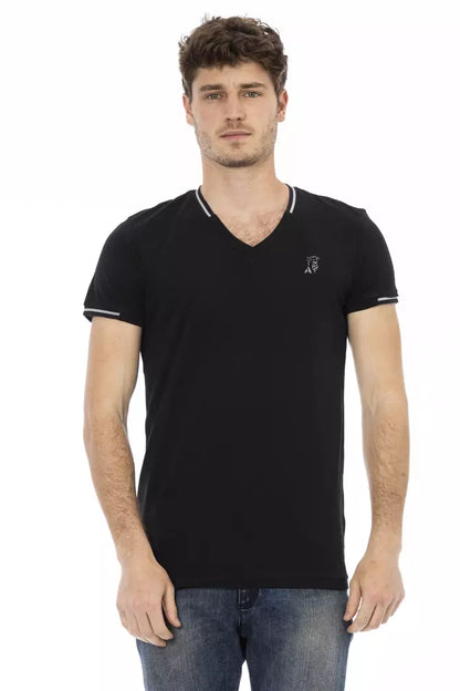 T-shirt en coton noir