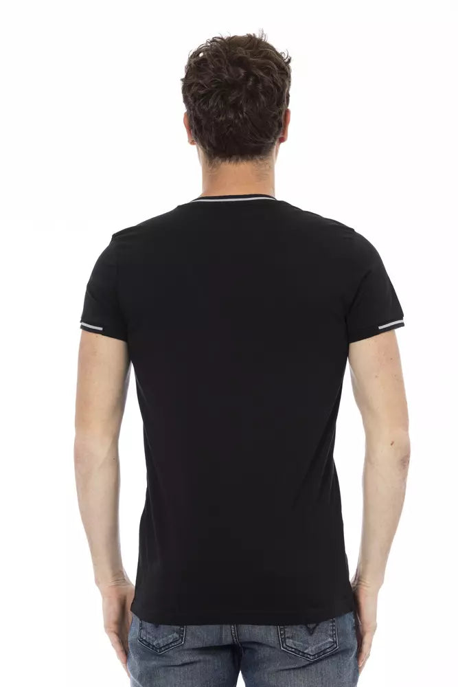 T-shirt en coton noir