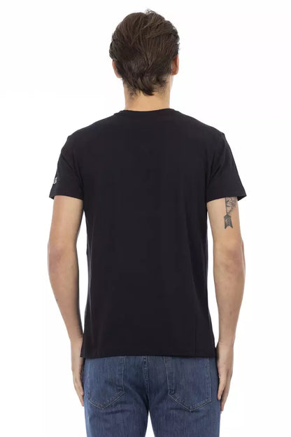 T-shirt en coton noir