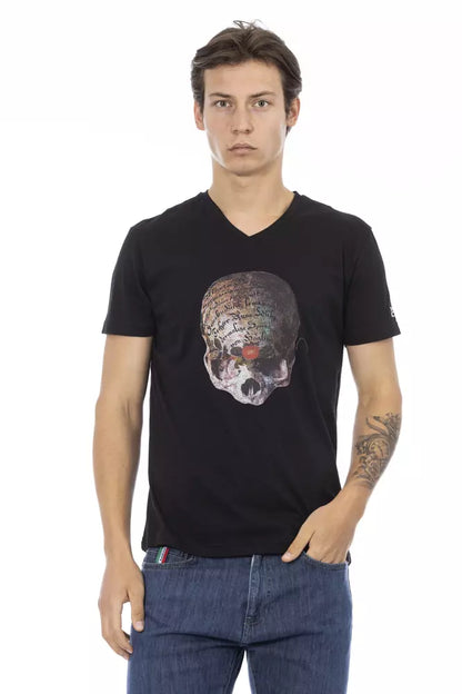 T-shirt en coton noir