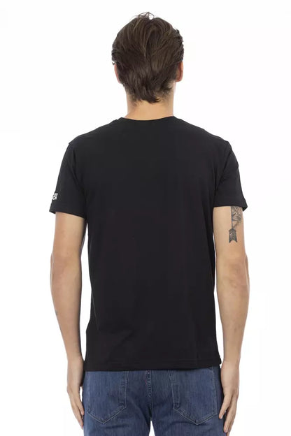 T-shirt en coton noir