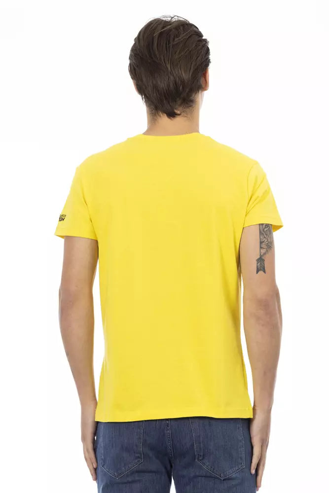 T-shirt en coton jaune