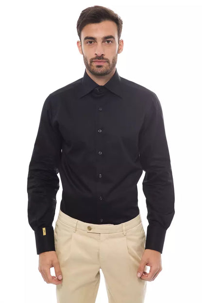 Chemise en coton noir