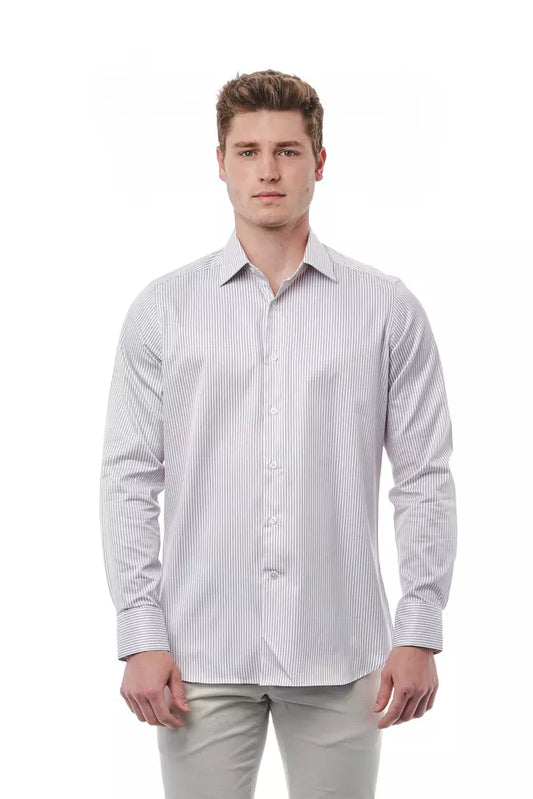 Camisa de algodón blanca