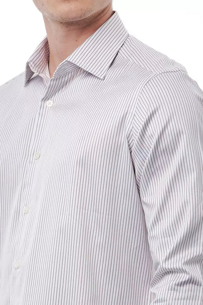 Camisa de algodón blanca