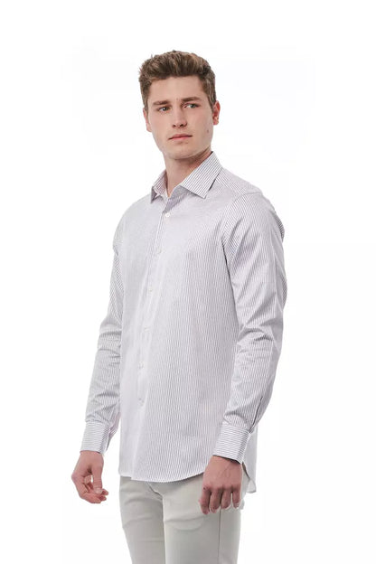 Camisa de algodón blanca