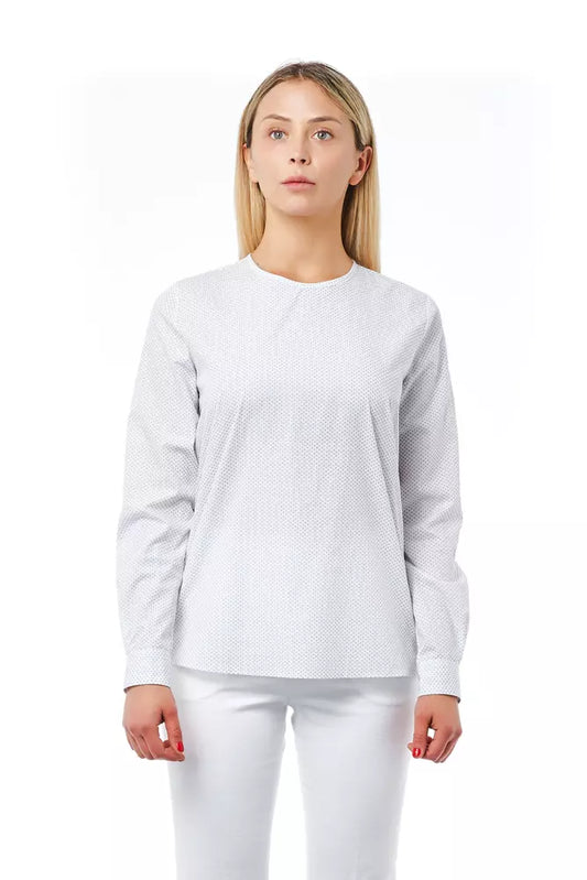 White Cotton Women Blouse