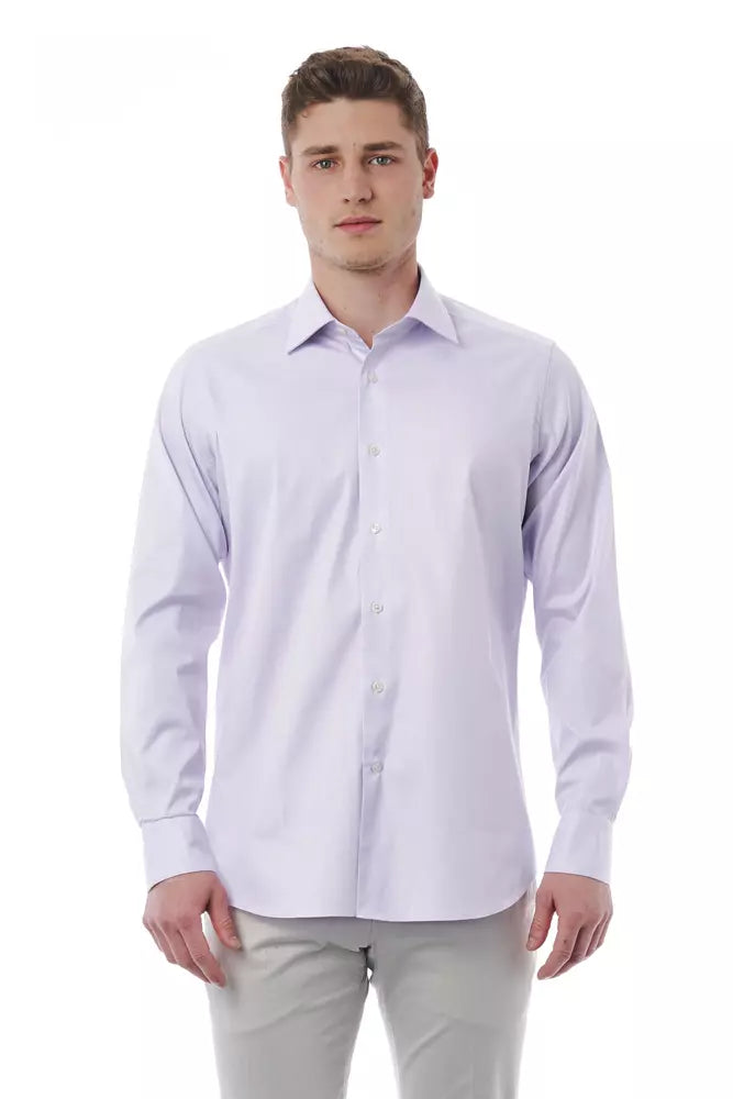 Camisa de algodón rosa