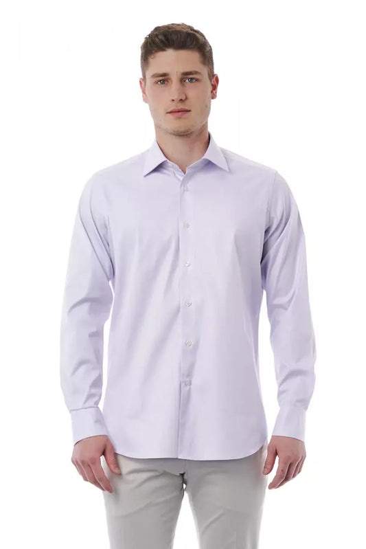 Camisa de algodón rosa