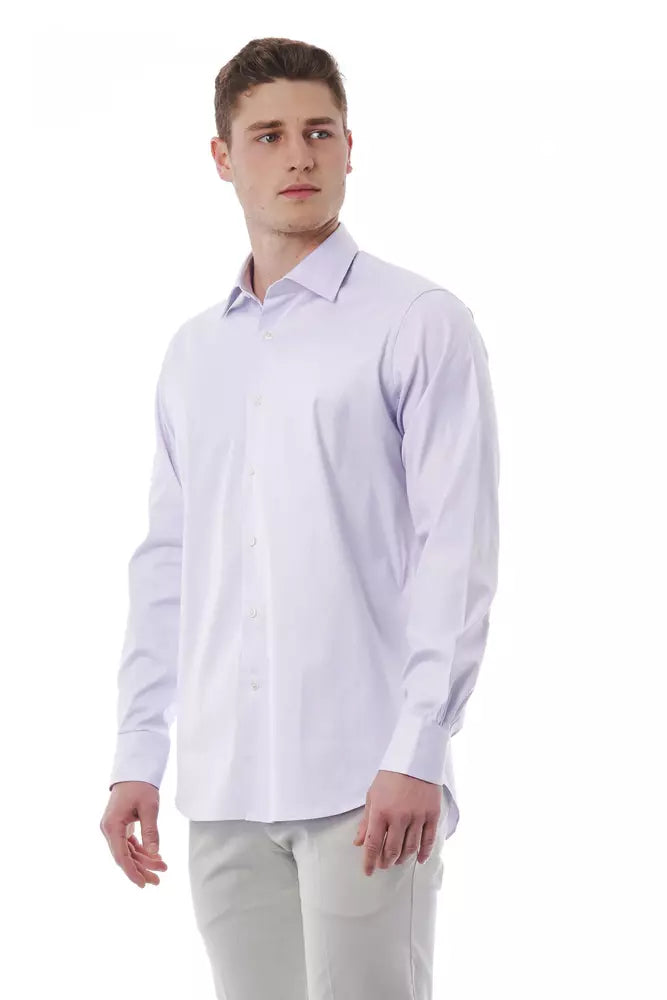 Camisa de algodón rosa