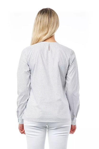 White Cotton Women Shirt