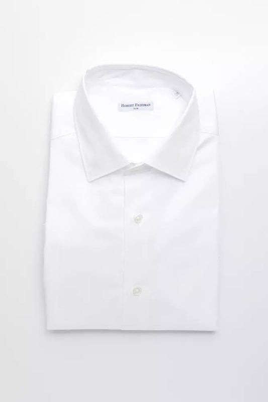 Chemise en coton blanc