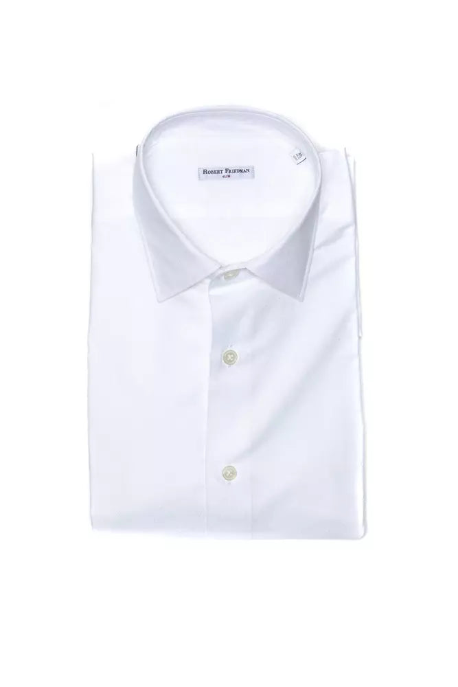 Chemise en coton blanc