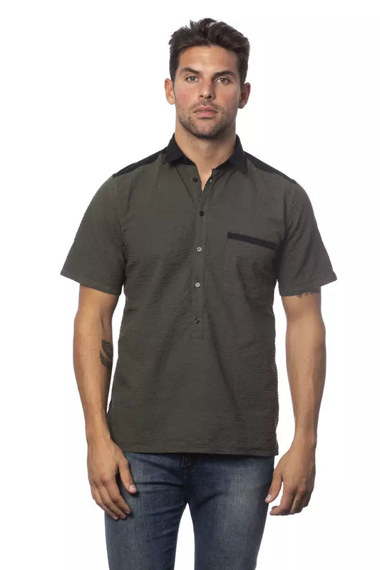 Camisa de algodón militar