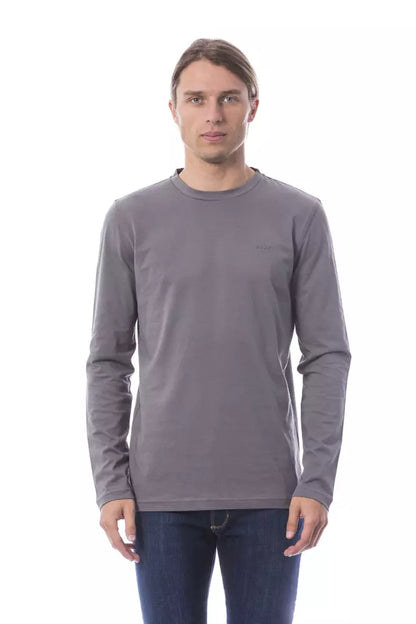 Gray Cotton Mens TShirt