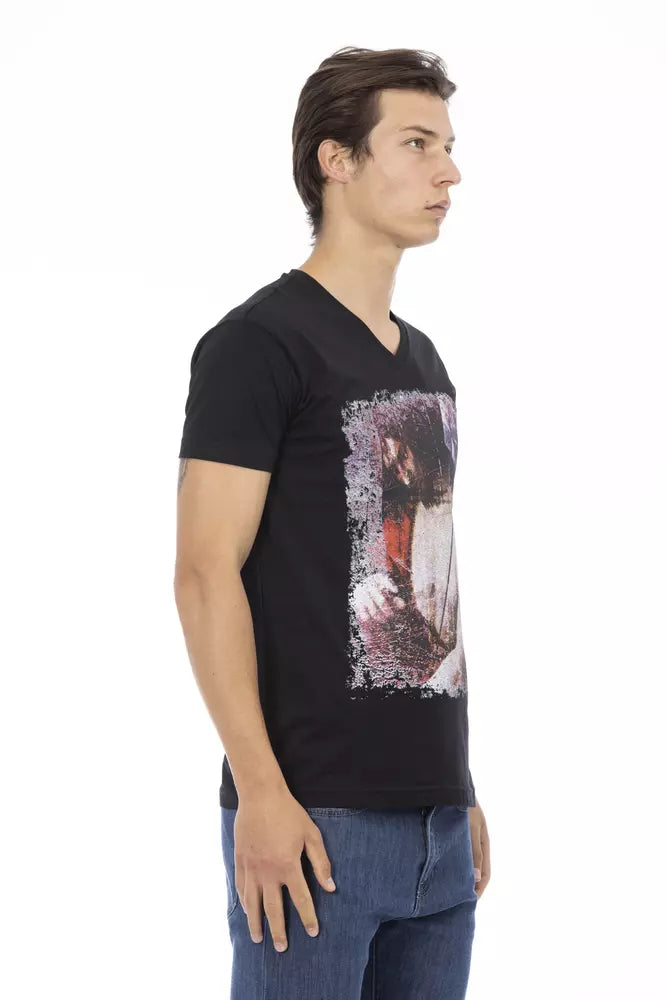 T-shirt en coton noir