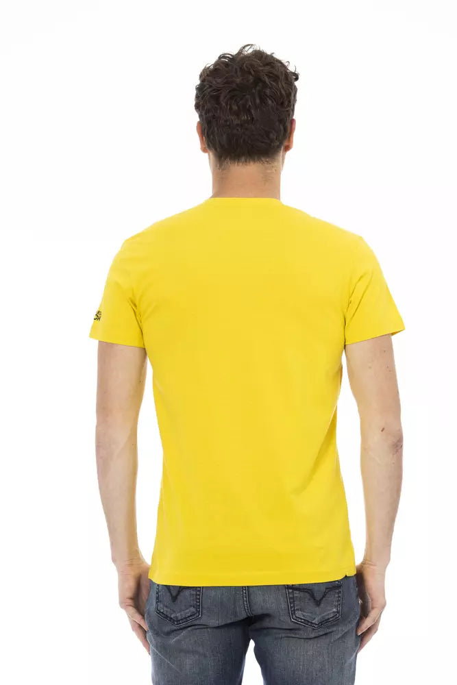 T-shirt en coton jaune