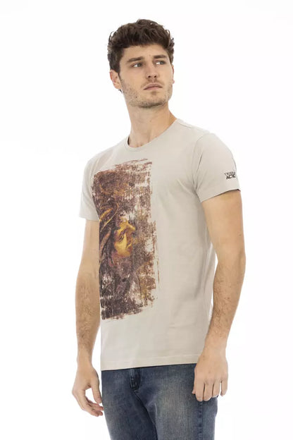 T-shirt en coton beige