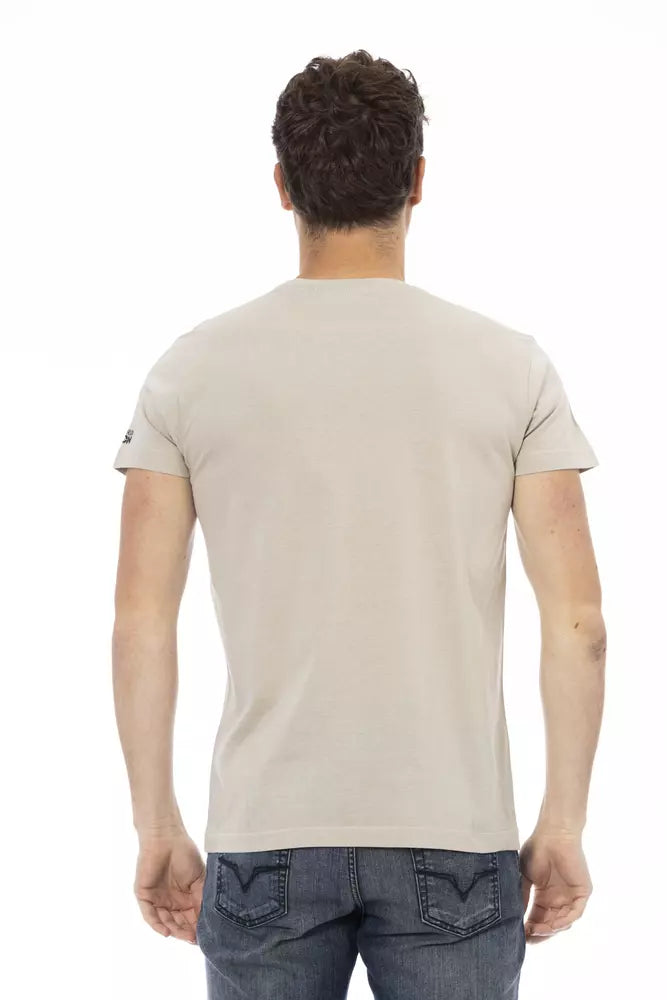 T-shirt en coton beige