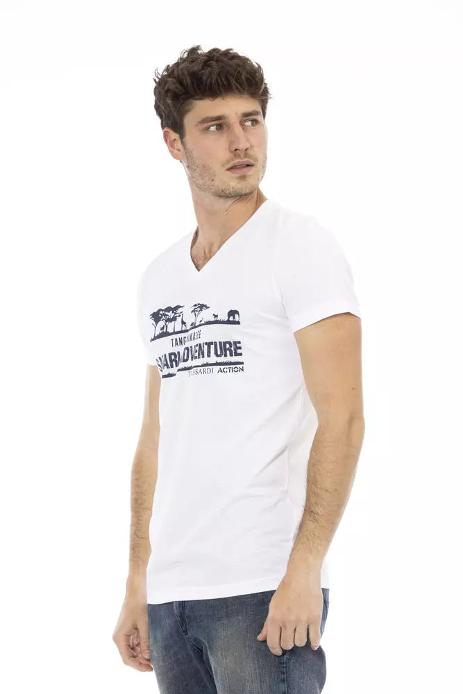 T-shirt en coton blanc