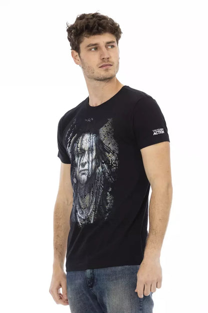 T-shirt en coton noir