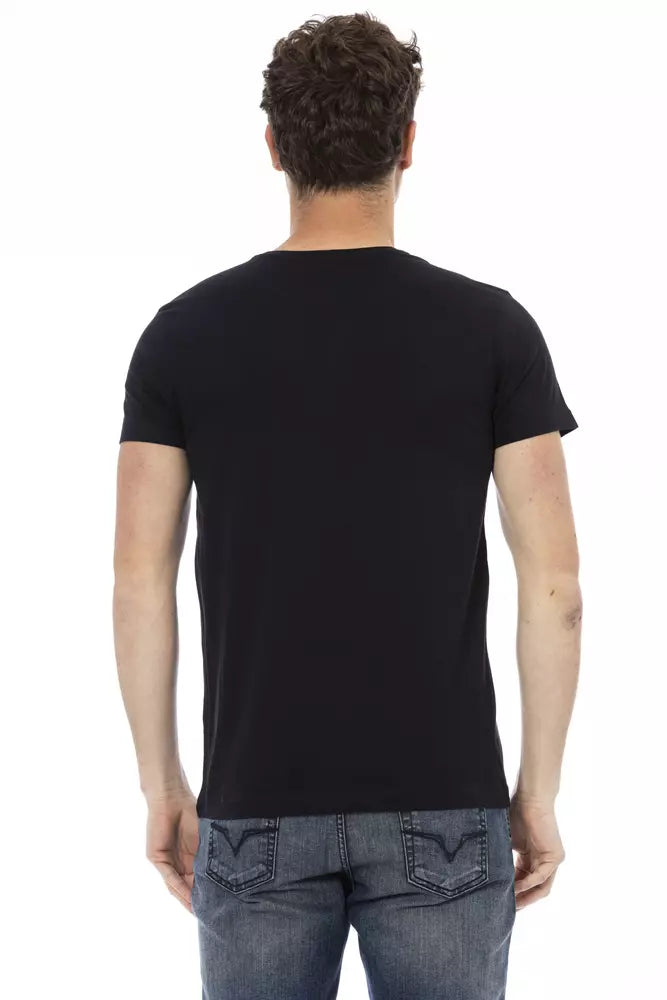 T-shirt en coton noir