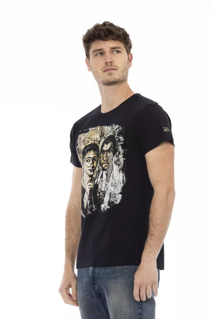 T-shirt en coton noir