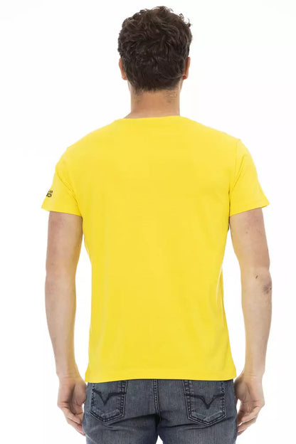 T-shirt en coton jaune