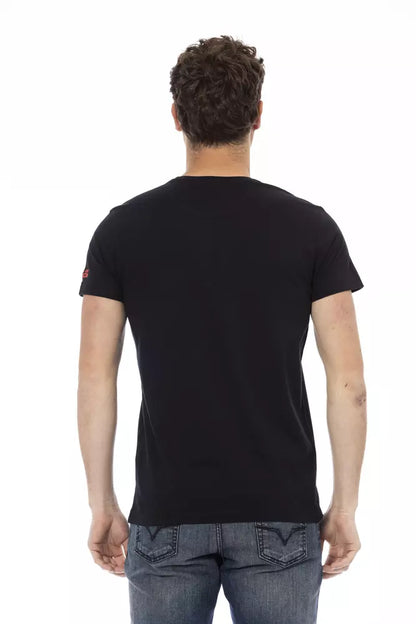 T-shirt en coton noir