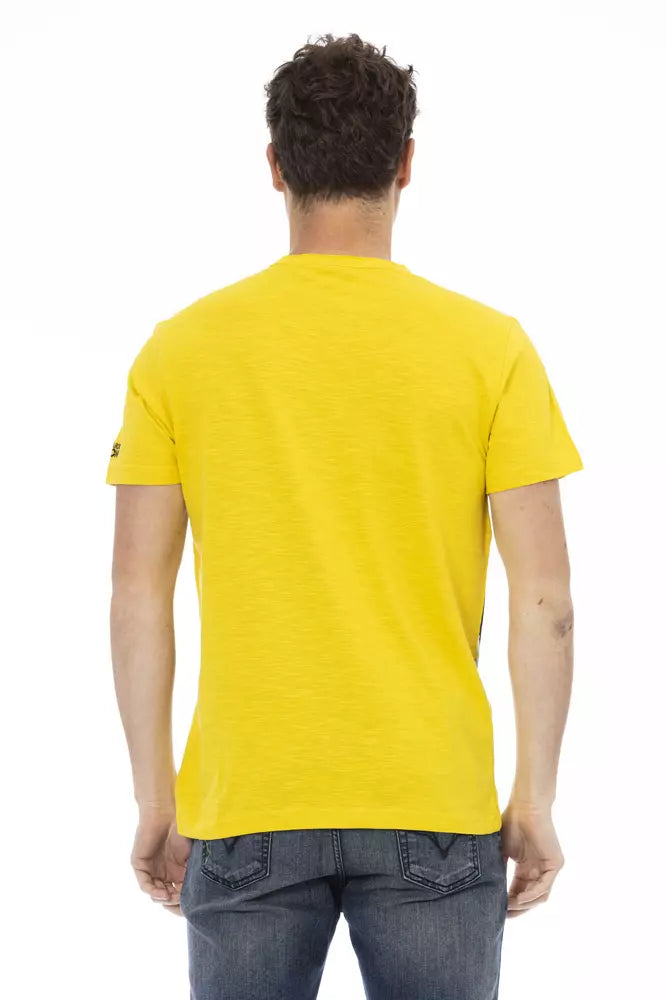 T-shirt en coton jaune