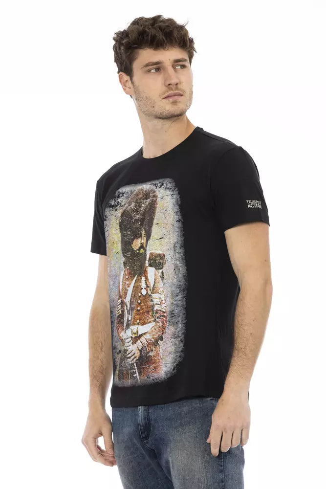 T-shirt en coton noir