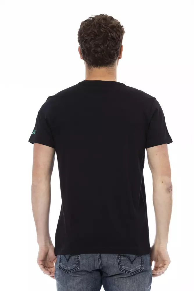 T-shirt en coton noir