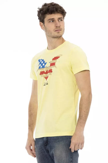 T-shirt en coton jaune