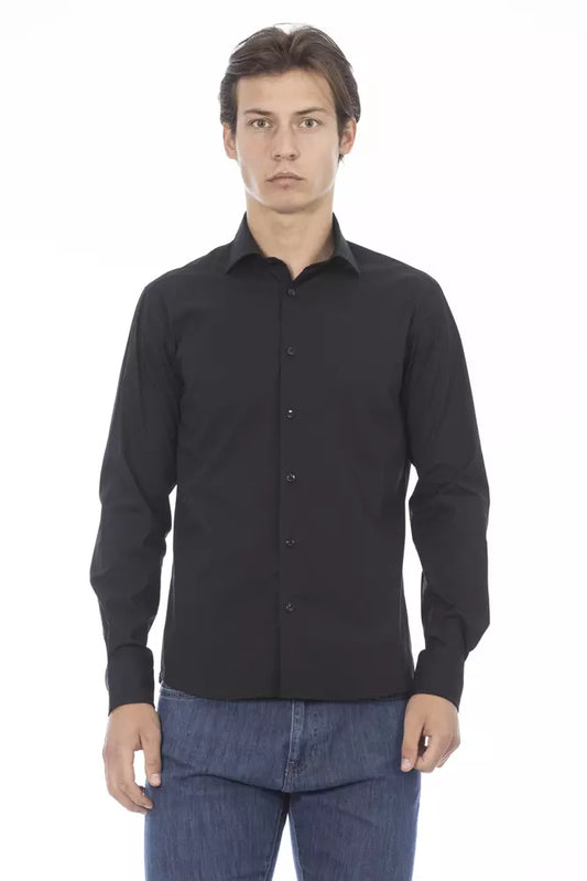 Chemise en coton noir