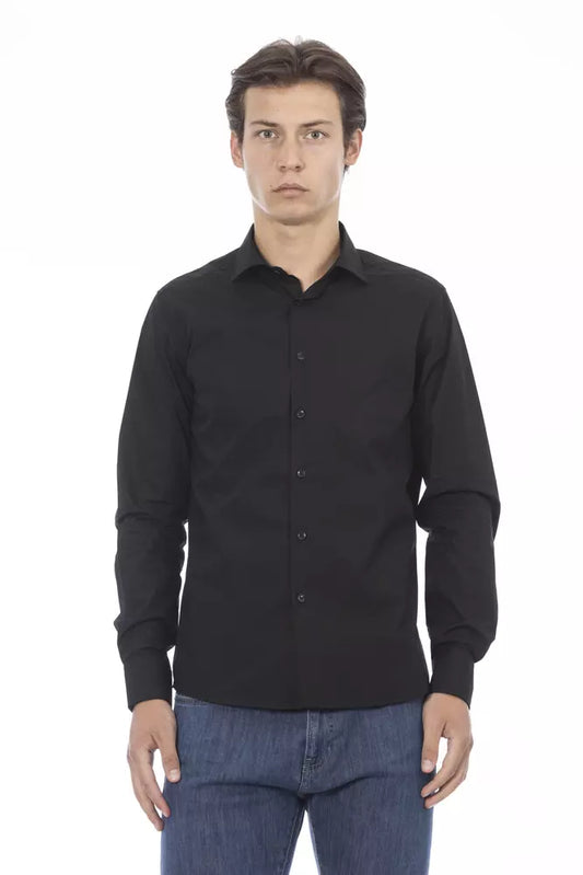 Chemise en coton noir