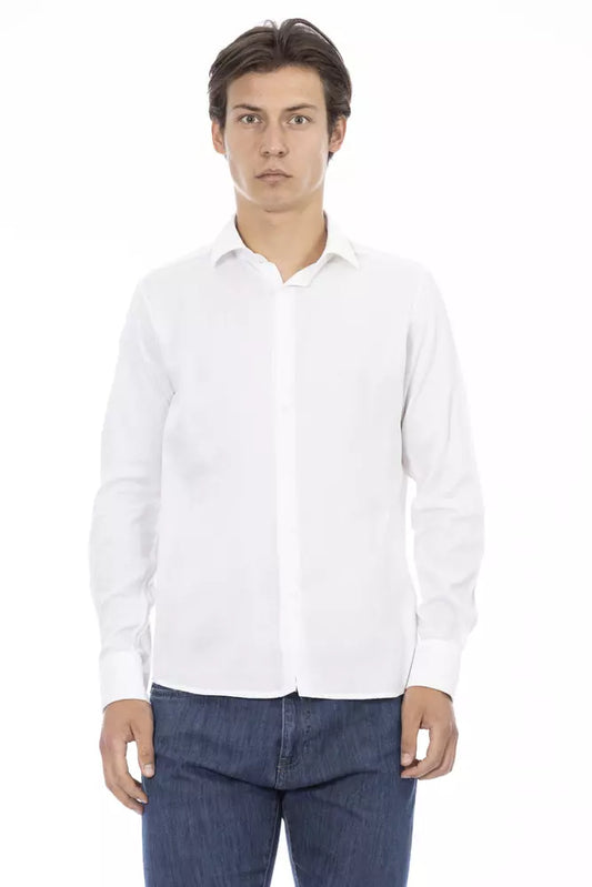 Chemise en coton blanc