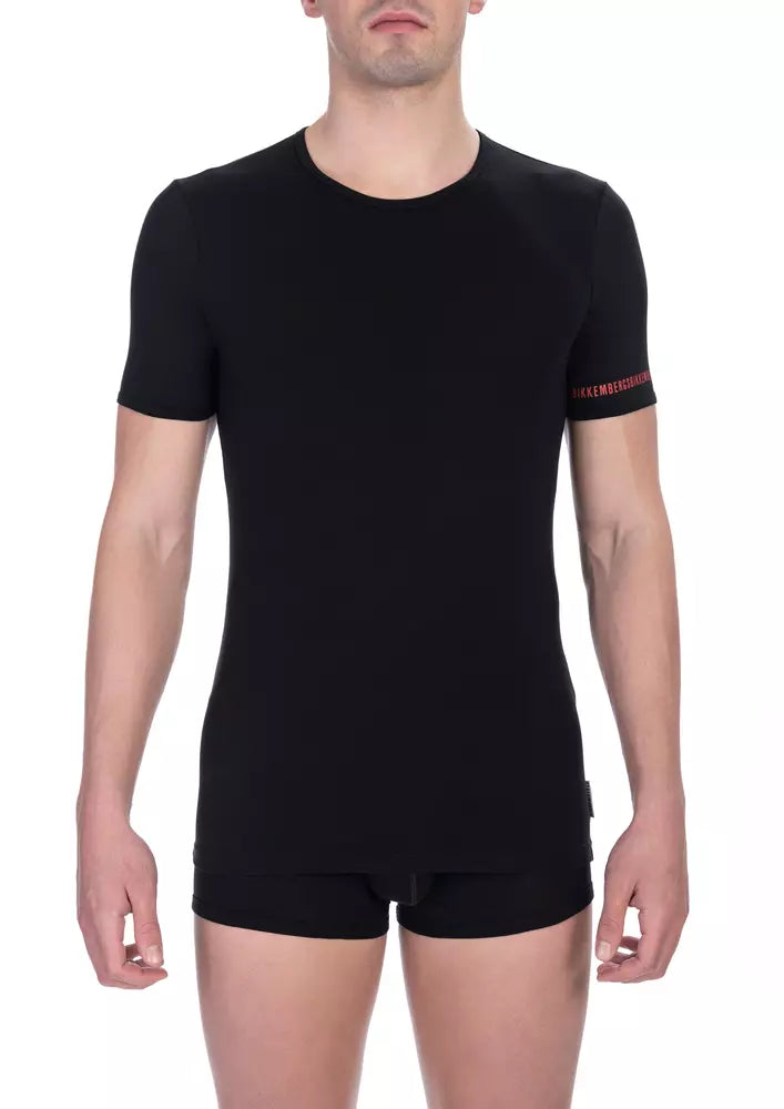 T-shirt en coton noir