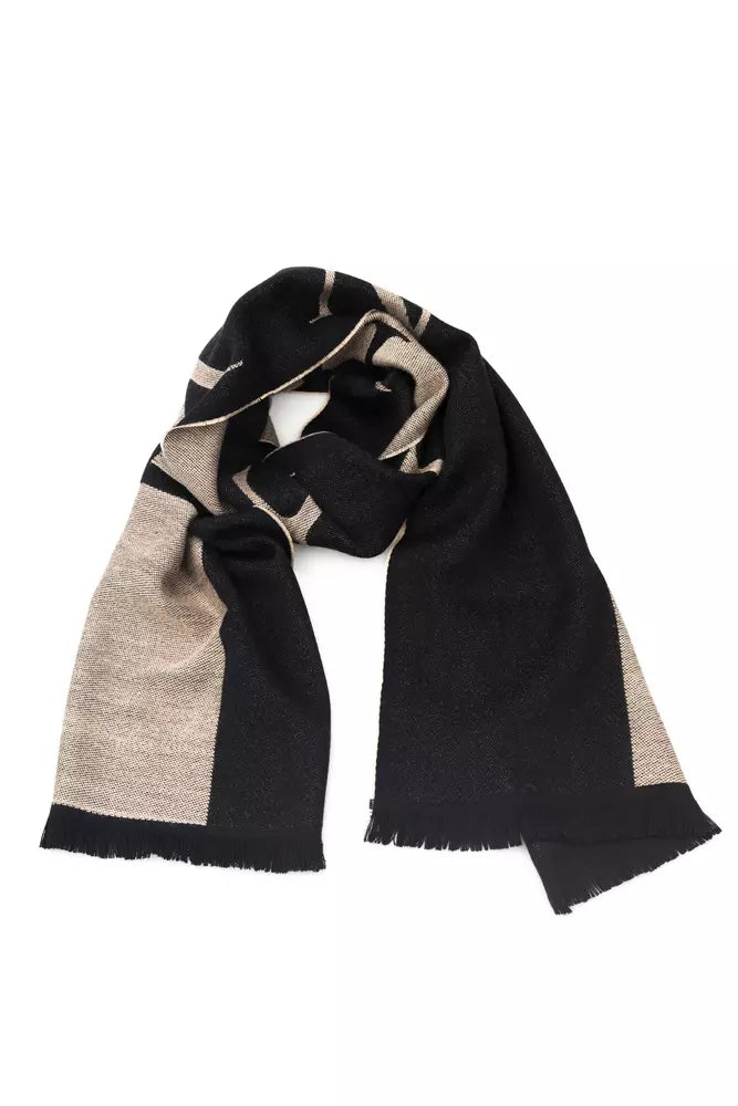 Beige Wool Men Scarf