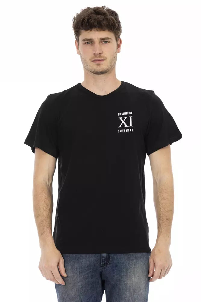 T-shirt en coton noir