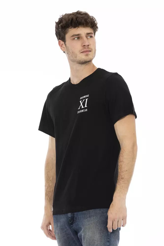 T-shirt en coton noir