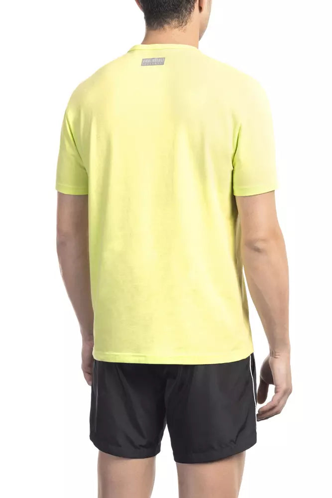 T-shirt en coton jaune