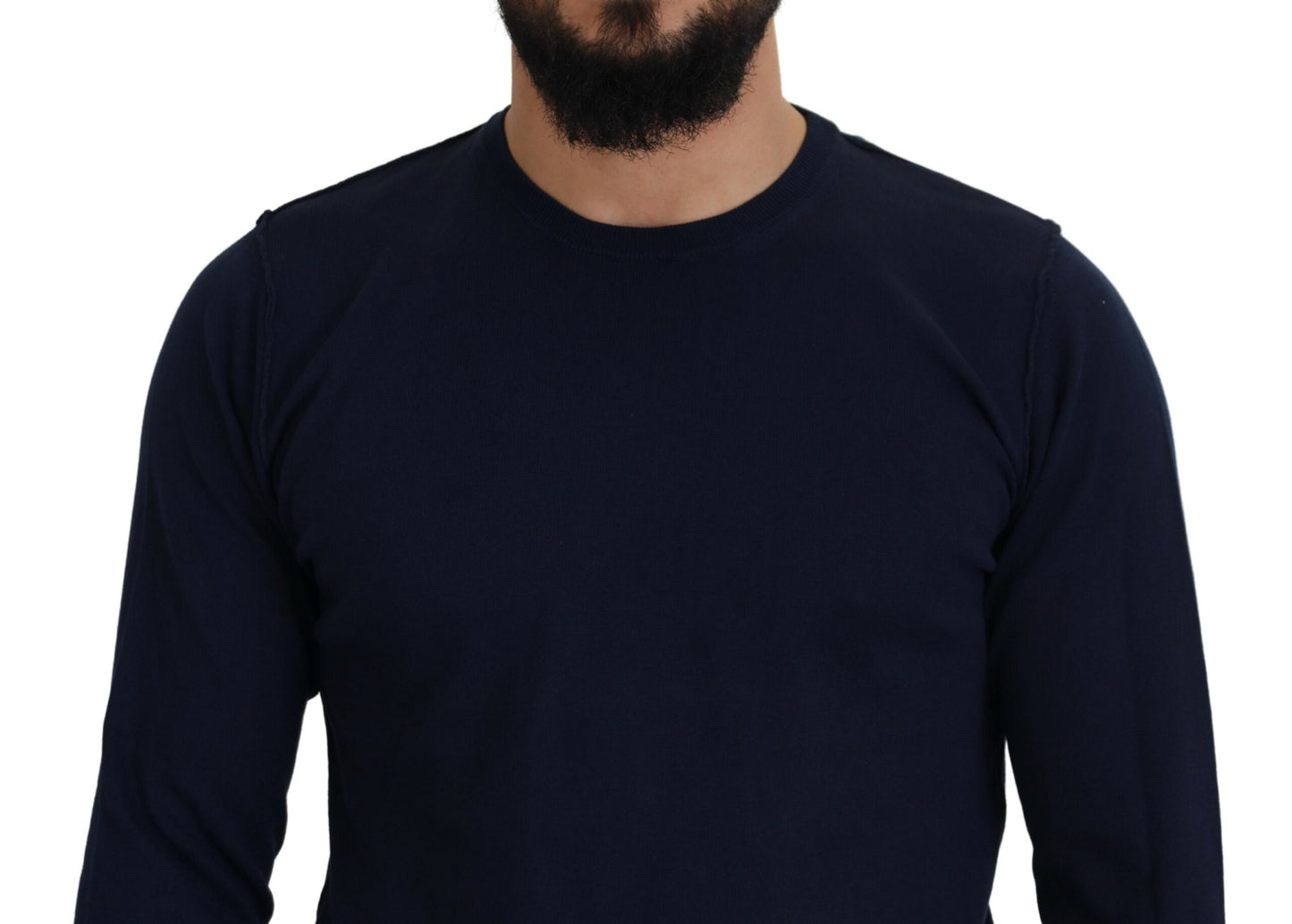 Authentic Crewneck Blue Pullover Sweater