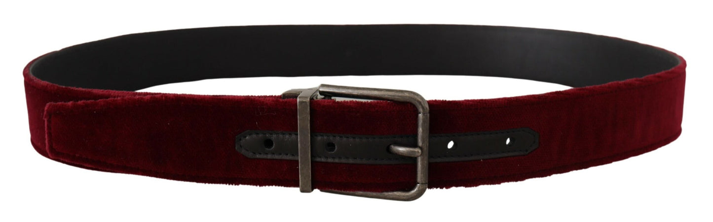 Velvet Maroon Elegance Belt